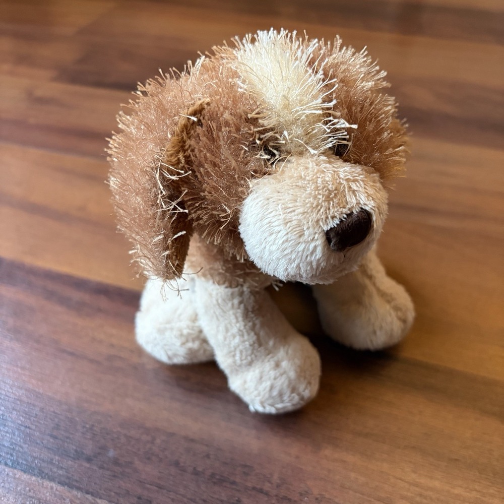 Ganz Lil Kinz Cocker Spaniel Plush Dog HS011 Brown Tan Stuffed Animal Toy